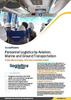 iLogistics Personnel Logistics Flyer